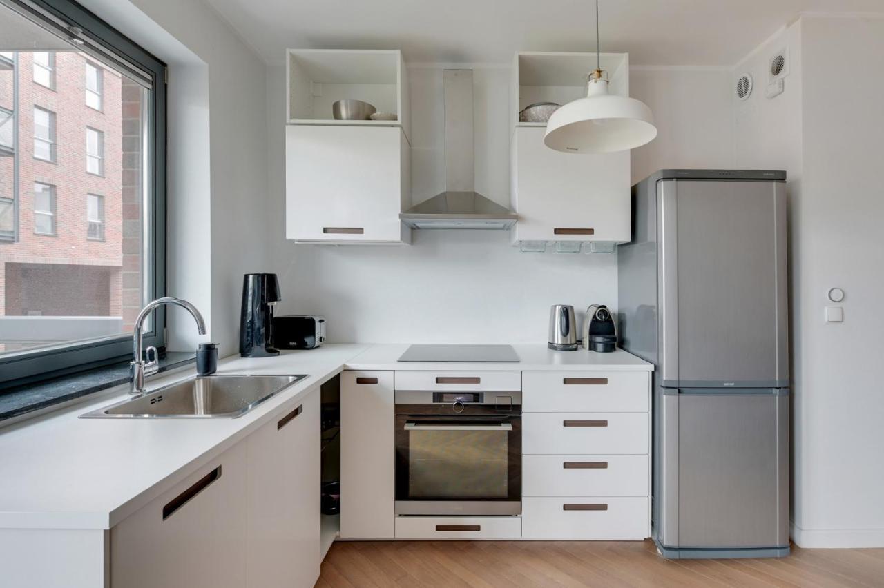 Premium Apartment In The Historic Gdansk Brewery Bagian luar foto